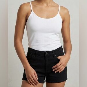 Terranova white stretchy spaghetti strap tank top, great condition, size Small